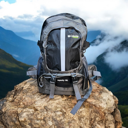 Bolso Camping Impermeable 50L-Listo para acompañarte en cada aventura.