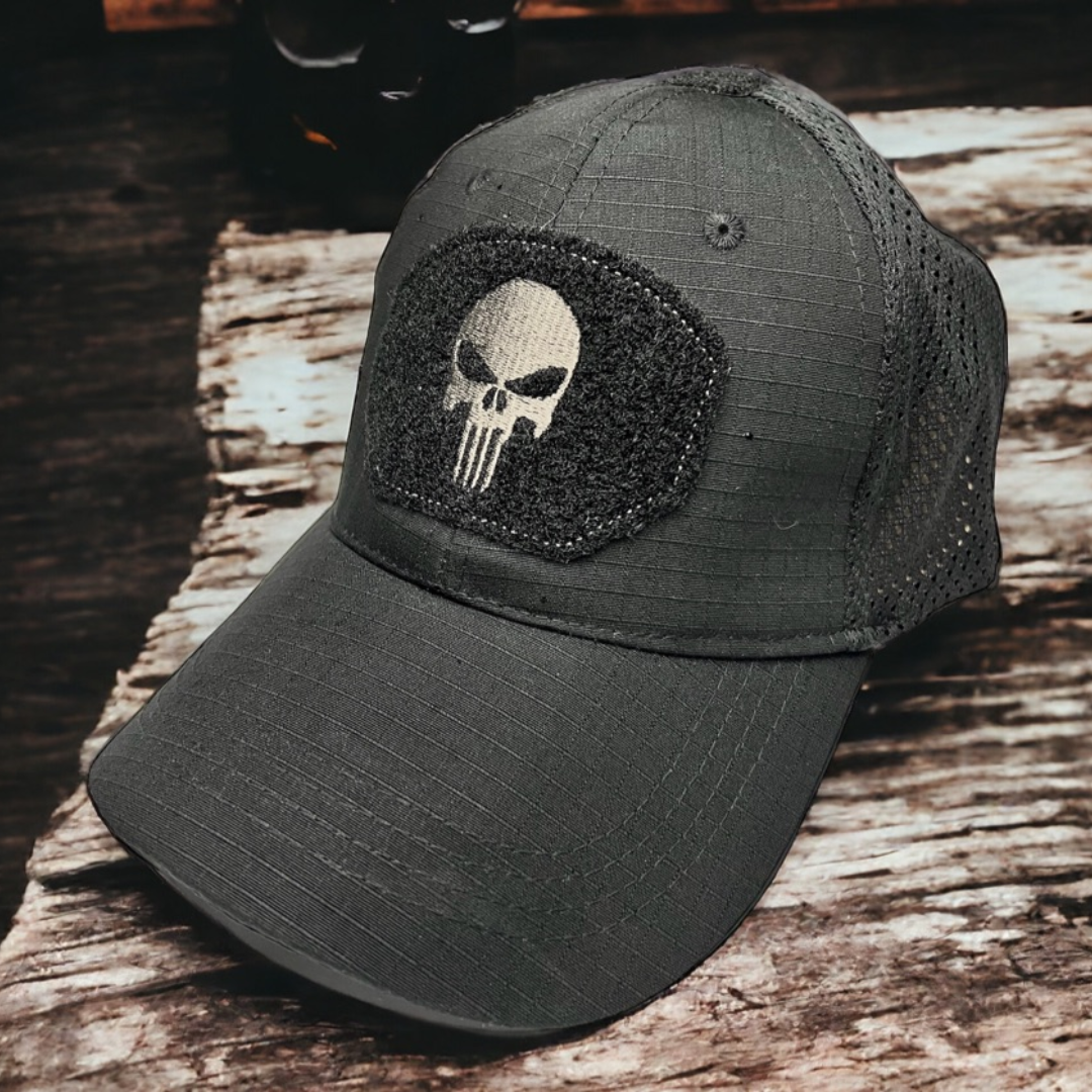Gorras punisher-Actitud, carácter y diseño táctico en una sola pieza.