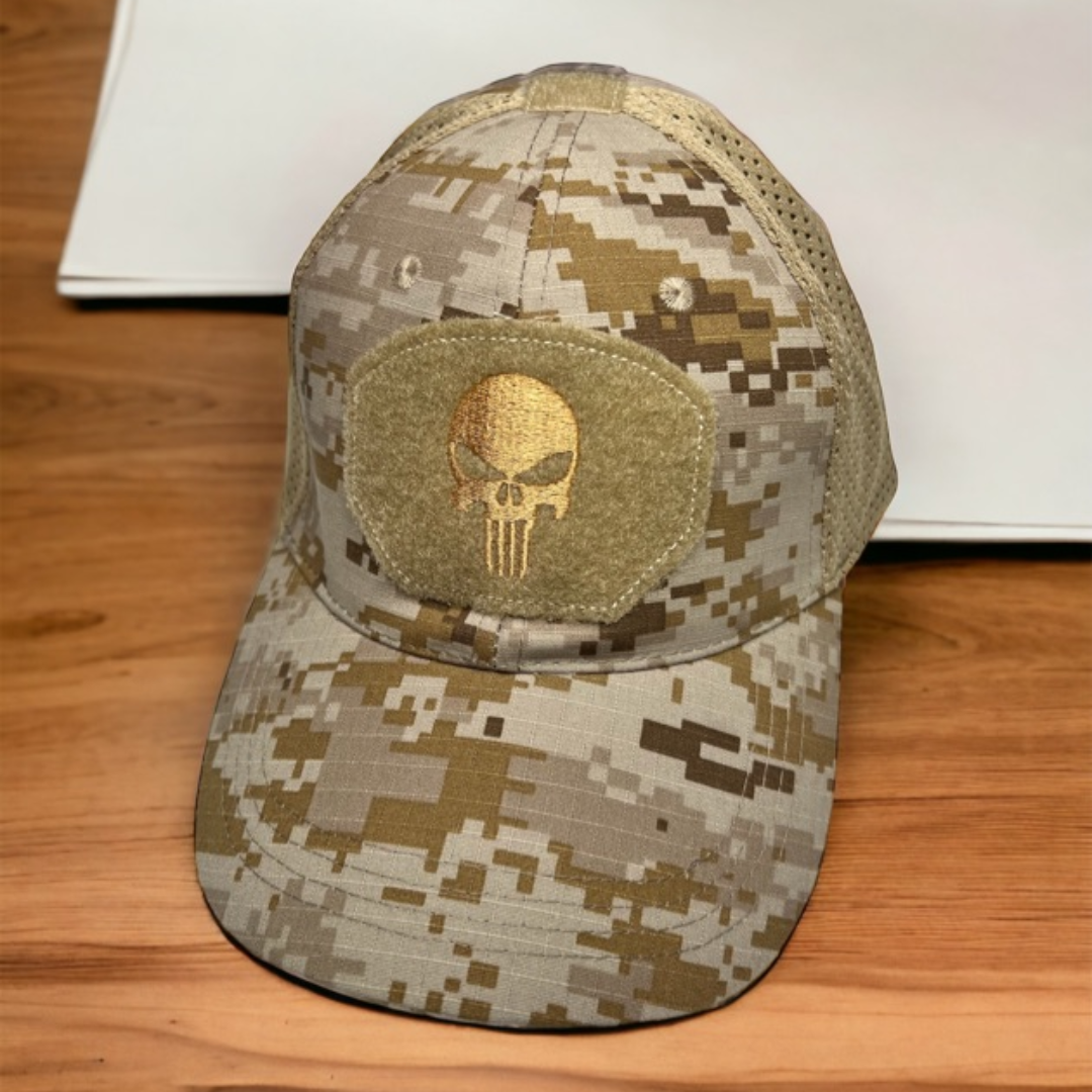 Gorras punisher-Actitud, carácter y diseño táctico en una sola pieza.